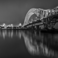 Buy canvas prints of  Silver Jubilee Bridge by Pete Lawless