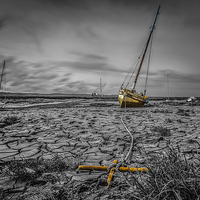Buy canvas prints of  Waiting For The Tide by Pete Lawless