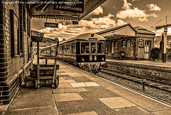  Railcar B4 Llangollen Picture Board by Pete Lawless
