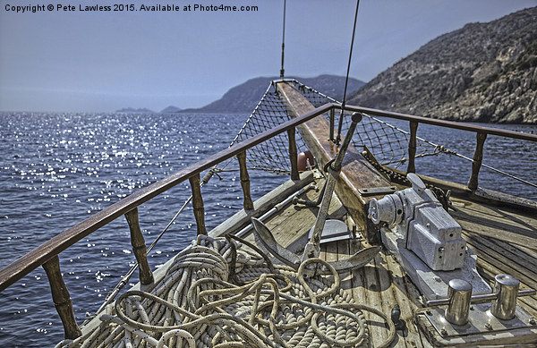  On the Med Kalkan Turkey Picture Board by Pete Lawless