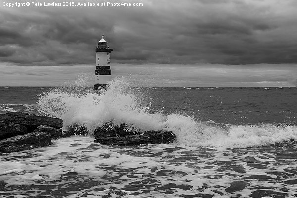  Penmon Lighthouse Picture Board by Pete Lawless