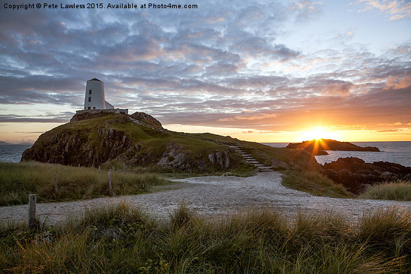  Tyr Mawr Lighthouse at Sunset Picture Board by Pete Lawless