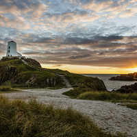 Buy canvas prints of  Twr Mawr Lighthouse   Llanddwyn Island by Pete Lawless
