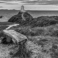 Buy canvas prints of  Twr Mawr Lighthouse   Llanddwyn Island Anglesey by Pete Lawless