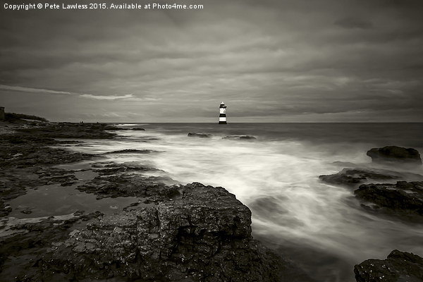  Penmon Lighthouse (re edited) Picture Board by Pete Lawless