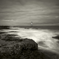 Buy canvas prints of  Penmon Lighthouse (re edited) by Pete Lawless