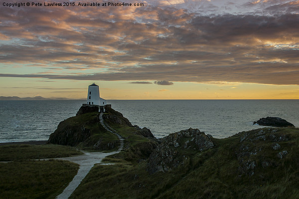  Twr Mawr Lighthouse   Llanddwyn Island Anglesey a Picture Board by Pete Lawless