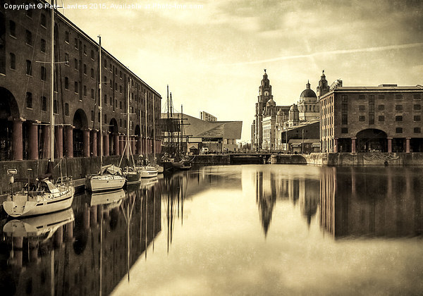  Liverpool Albert Dock Picture Board by Pete Lawless