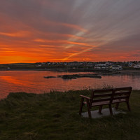 Buy canvas prints of Sunrise Cemaes Bay, Anglesey by Pete Lawless