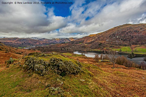A view over Rydal Water Picture Board by Pete Lawless