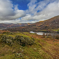 Buy canvas prints of A view over Rydal Water by Pete Lawless