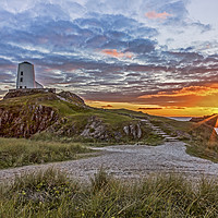 Buy canvas prints of Twr Mawr Lighthouse by Pete Lawless