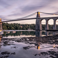 Buy canvas prints of Menai Bridge Anglesey by Pete Lawless