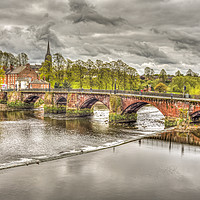 Buy canvas prints of The Old Dee Bridge by Pete Lawless