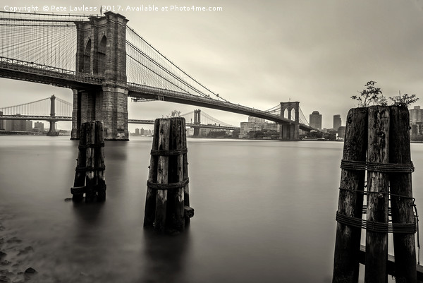 Brooklyn Bridge Picture Board by Pete Lawless