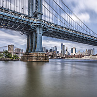 Buy canvas prints of Manhattan Bridge by Pete Lawless