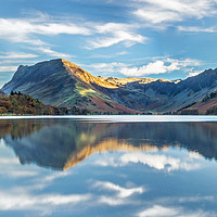 Buy canvas prints of Fleetwith Pike Reflecting by Pete Lawless