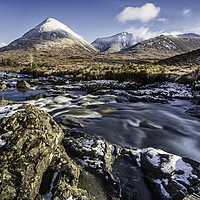 Buy canvas prints of Glamaig and Marsco The Red Cuillin by Pete Lawless