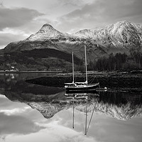 Buy canvas prints of Buachaille Harbour Glen Coe by Pete Lawless