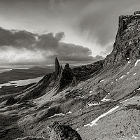 Buy canvas prints of Winter Sunrise  Old man Of Storr  by Pete Lawless