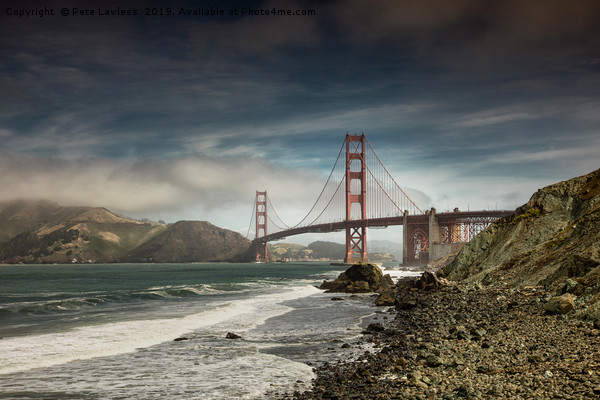Golden Gate Bridge Picture Board by Pete Lawless