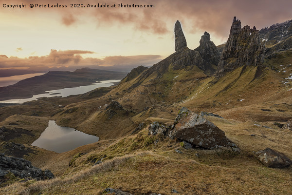Old Man of Storr Picture Board by Pete Lawless