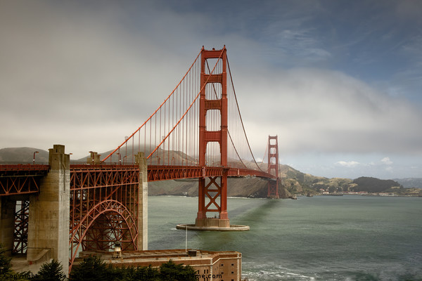 Golden Gate Bridge Picture Board by Pete Lawless