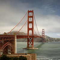 Buy canvas prints of Golden Gate Bridge by Pete Lawless