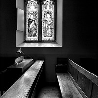 Buy canvas prints of Take A Pew by Mark  F Banks