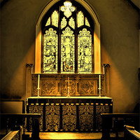 Buy canvas prints of Altar by Mark  F Banks