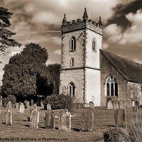 Buy canvas prints of Headley All Saints by Mark  F Banks