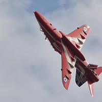 Buy canvas prints of  A Red Arrow  by Mark  F Banks