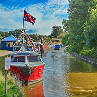 Buy canvas prints of Whitchurch Canal Festval 2019/ Shropshire by Mark  F Banks