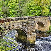Buy canvas prints of Pont Cysylite by Mark  F Banks