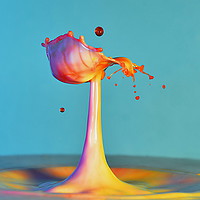 Buy canvas prints of Splash Art  11 by Mark  F Banks