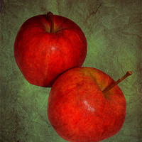 Buy canvas prints of Two red apples.. by Nadeesha Jayamanne