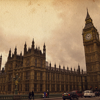 Buy canvas prints of Big Ben, London by Nadeesha Jayamanne