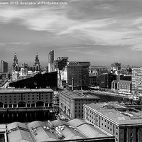 Buy canvas prints of Liverpool Skyline by Colin Keown