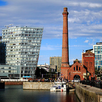 Buy canvas prints of  Pump House, Albert Dock by Colin Keown