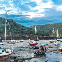 Buy canvas prints of Solva Harbour by Colin Keown