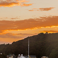 Buy canvas prints of Sunrise in Solva by Colin Keown