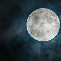 Buy canvas prints of Supermoon by Colin Keown