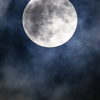 Buy canvas prints of Supermoon by Colin Keown