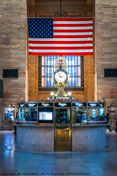 Grand Central Terminal Picture Board by Colin Keown