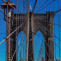 Buy canvas prints of Brooklyn Bridge by Colin Keown