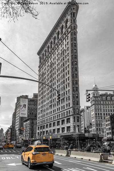 Flatiron Building Picture Board by Colin Keown