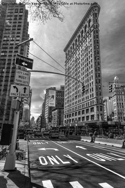 Flatiron Building Picture Board by Colin Keown