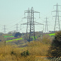 Buy canvas prints of Advance of the Pylons by Bryan 4Pics