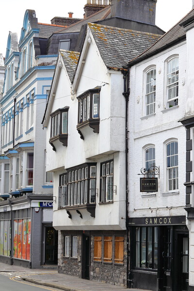 Barbican Lane Plymouth, England Picture Board by Bryan 4Pics