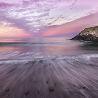 Buy canvas prints of  Kennack Sands Sunset by Chris Willman